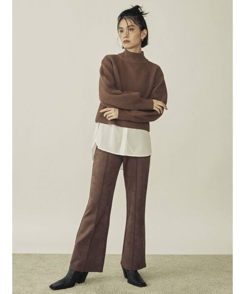 COTORICA(コトリカ)の「フェイクスエードパンツ(その他パンツ・レディース・オフホワイト/ブラウン/カーキ・SMALL/MEDIUM)」の5枚目の写真