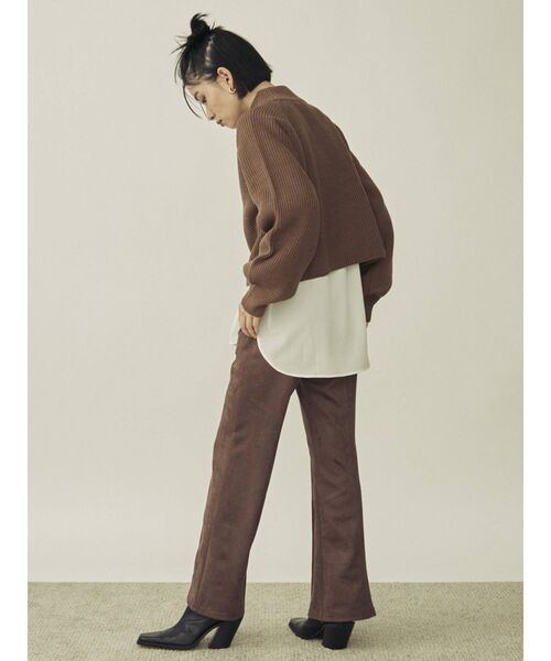 COTORICA(コトリカ)の「フェイクスエードパンツ(その他パンツ・レディース・オフホワイト/ブラウン/カーキ・SMALL/MEDIUM)」の15枚目の写真