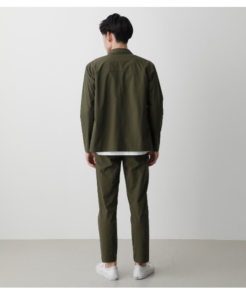 AZUL by moussy（アズールバイマウジー）の「WASHABLE STRETCH SET UP/ウォッシャブルストレッチセットアップ（セットアップ・メンズ・カーキ/ブラック・MEDIUM/LARGE）」の16枚目の写真