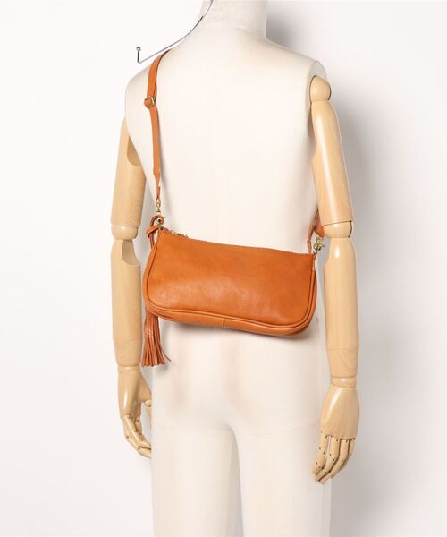 fes（フェス）の「fes/フェス カウレザー コンパクト2wayバッグ（ハンドバッグ・レディース・ブラウン・FREE）」の5枚目の写真