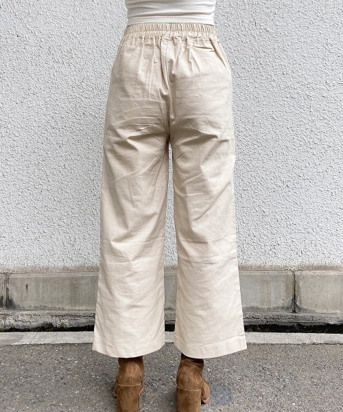 esutoreja（エストレジャ）の「カラータックリネンパンツ（その他パンツ・レディース・レッド/ブラック/ベージュ・S/M）」の20枚目の写真