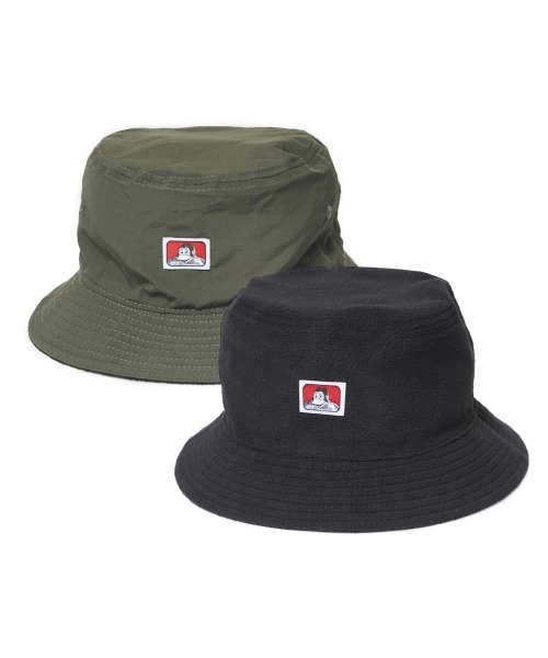 BEN DAVIS(ベンデイビス)の「《BEN DAVIS》FLEECE REVER HAT(ハット・メンズ・ベージュ/カーキ/ブラック・FREE)」の3枚目の写真