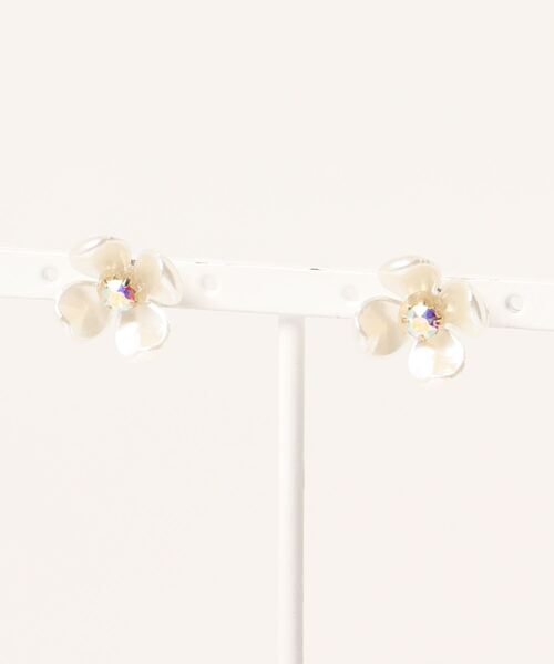 tone(トーン)の「【LoveAmooN】whiteperl crystalaurora (MA)(ピアス(両耳用)・レディース・シルバー/ゴールド・FREE)」の10枚目の写真