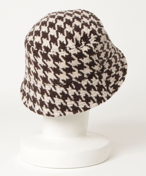 WEGO（ウィゴー）の「WEGO/千鳥柄ハット（ハット・レディース・ブラック/ブラウン・FREE）」の7枚目の写真