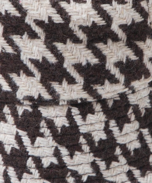 WEGO（ウィゴー）の「WEGO/千鳥柄ハット（ハット・レディース・ブラック/ブラウン・FREE）」の6枚目の写真