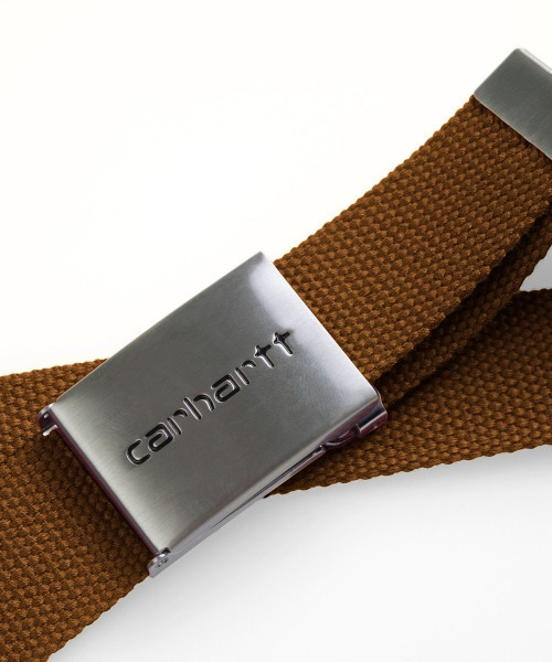Carhartt WIP（カーハートダブリューアイピー）の「Carhartt WIP/カーハート ダブリューアイピー ベルト クリップベルト I019176（ベルト・メンズ・ベージュ/カーキ/カモフラージュ/ブラウン/ブラック/ネイビー・FREE）」の2枚目の写真