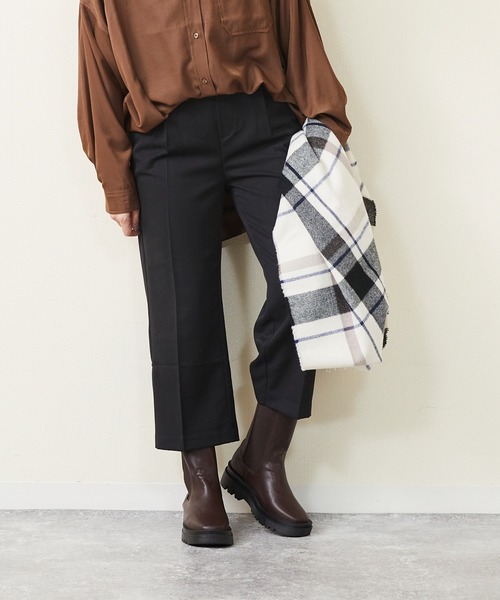 menue(メヌエ)の「トラックソール サイドゴアブーツ(ブーツ・レディース・ブラック/ダークブラウン・LL/S/M/L)」の16枚目の写真