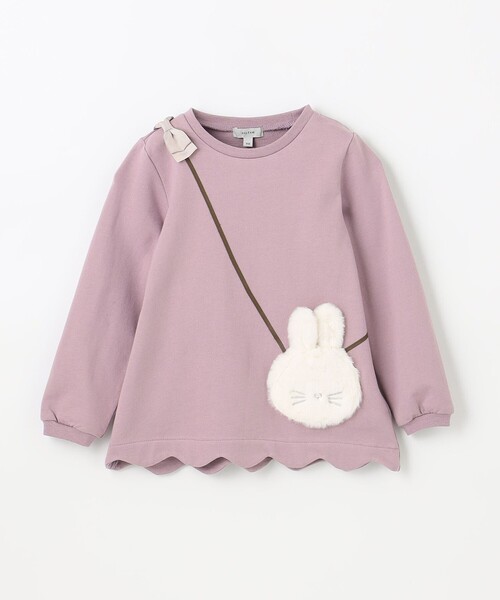 ANY(エニィ)の「ポシェット トレーナー(スウェット・キッズ・ライラック系/ネイビー系/ブラック系1・110/90/100/130/120)」の8枚目の写真