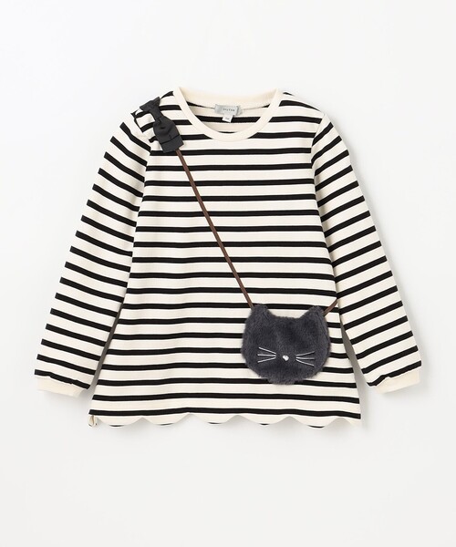 ANY(エニィ)の「ポシェット トレーナー(スウェット・キッズ・ライラック系/ネイビー系/ブラック系1・110/90/100/130/120)」の9枚目の写真