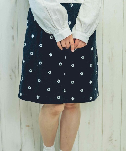 Hamble by Par Avion(ハンブルバイパラビオン)の「デイジースカート(スカート・レディース・アイボリー/ブラック・ONESIZE)」の6枚目の写真