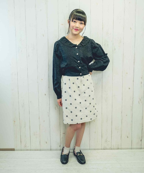 Hamble by Par Avion(ハンブルバイパラビオン)の「デイジースカート(スカート・レディース・アイボリー/ブラック・ONESIZE)」の20枚目の写真