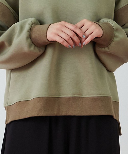 FRAPBOIS（フラボア）の「ダンボールパーカー（パーカー・レディース・ネイビー/グレー/カーキ・1/2）」の7枚目の写真