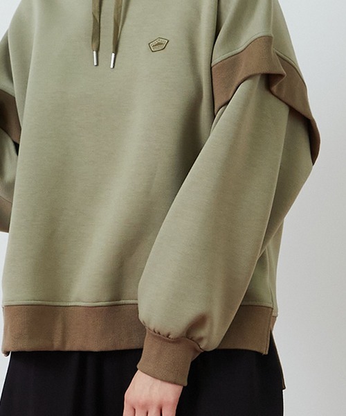 FRAPBOIS（フラボア）の「ダンボールパーカー（パーカー・レディース・ネイビー/グレー/カーキ・1/2）」の14枚目の写真