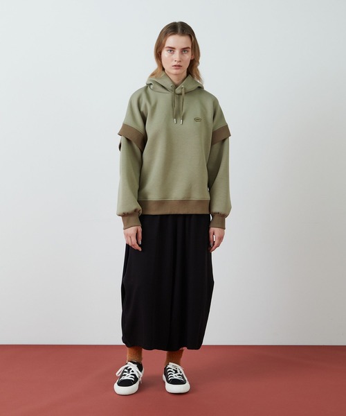 FRAPBOIS（フラボア）の「ダンボールパーカー（パーカー・レディース・ネイビー/グレー/カーキ・1/2）」の16枚目の写真