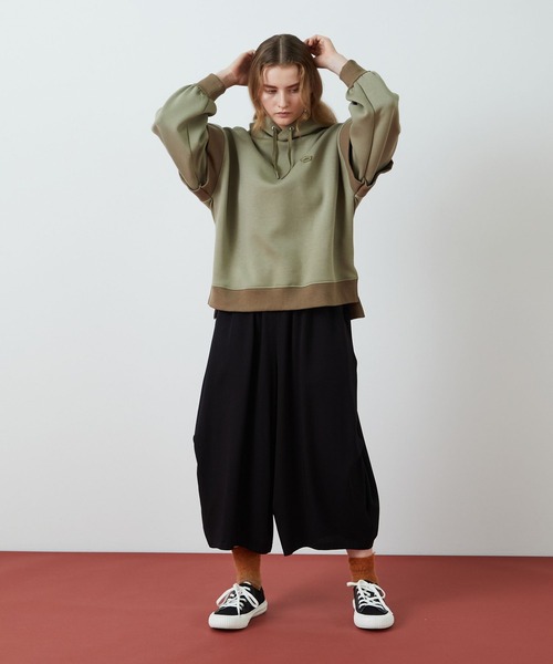 FRAPBOIS（フラボア）の「ダンボールパーカー（パーカー・レディース・ネイビー/グレー/カーキ・1/2）」の9枚目の写真