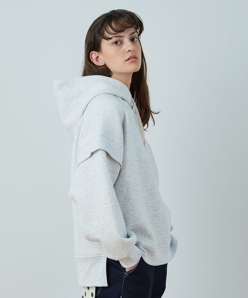 FRAPBOIS（フラボア）の「ダンボールパーカー（パーカー・レディース・ネイビー/グレー/カーキ・1/2）」の12枚目の写真