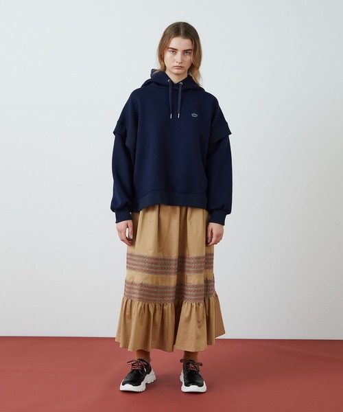 FRAPBOIS（フラボア）の「ダンボールパーカー（パーカー・レディース・ネイビー/グレー/カーキ・1/2）」の15枚目の写真