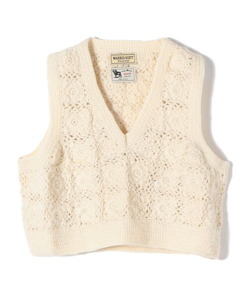 【SHIPS別注】WARREN SCOTT:ハンドクロシェットカーディガン SHIPS別注】WARREN SCOTT:ハンドクロシェットカーディガン 【公式通販】