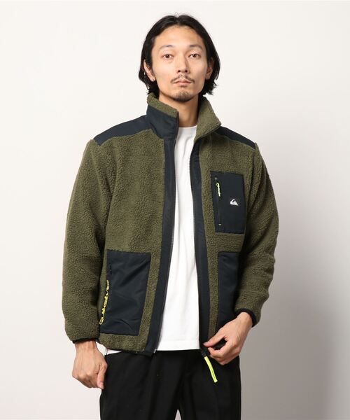 Quiksilver（クイックシルバー）の「クイックシルバー QUIKSILVER MW BOA STAND ZIP JK（その他アウター・メンズ・ベージュ/オリーブ/オフホワイト・LL/S/L/M）」の3枚目の写真