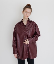 LEVI'S(R) MADE&CRAFTED(R) シャーリングシャツ DRESS ACACIA LEATHERETTE RED