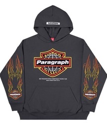 Paragraph | A'GEM/9 × .kom『paragraph/パラグラフ』バイカーグラフィックプルオーバーパーカー/BikerGraphic PulloverHoodie(パーカー)