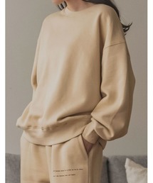 Re:EDIT | USAコットン裏起毛サイドリブスウェット(スウェット)