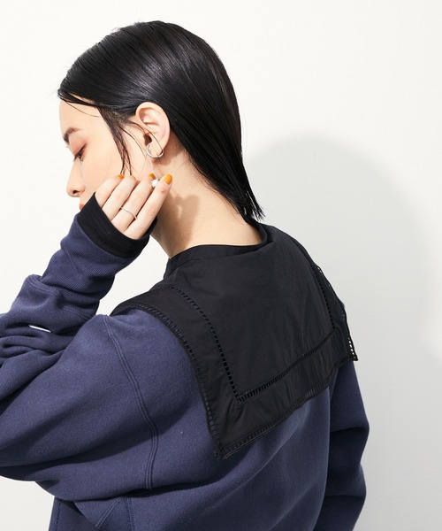 【新品】Comfort embracement アダムエロペ プルオーバー アダム エ ロペ ADAM ET ROPE' デザインスリーブプルオーバー