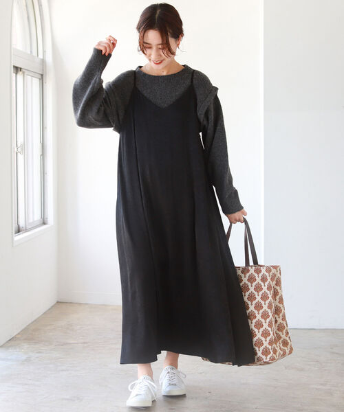 新型モデル B Ming By Beams ニットプルオーバー キャミワンピース 21aw ワンピース B Ming By Beams ビーミングバイビームス のファッション 好評発売中 Arenatheatre Net