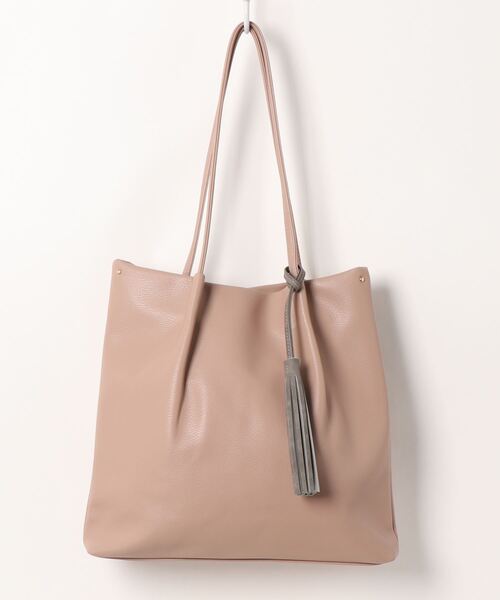 SAC'S BARJean(サックスバージーン)の「【SAC / サック】 トートバッグ(トートバッグ・レディース・ブラック/ピンク/イエロー/ブルー/ダークベージュ・FREE)」の5枚目の写真