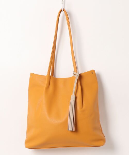SAC'S BARJean(サックスバージーン)の「【SAC / サック】 トートバッグ(トートバッグ・レディース・ブラック/ピンク/イエロー/ブルー/ダークベージュ・FREE)」の1枚目の写真