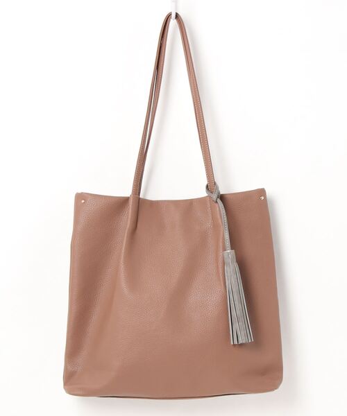 SAC'S BARJean(サックスバージーン)の「【SAC / サック】 トートバッグ(トートバッグ・レディース・ブラック/ピンク/イエロー/ブルー/ダークベージュ・FREE)」の3枚目の写真