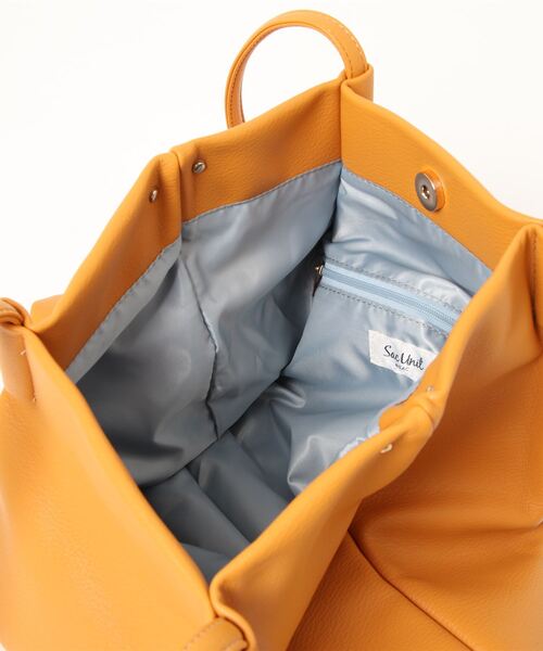 SAC'S BARJean(サックスバージーン)の「【SAC / サック】 トートバッグ(トートバッグ・レディース・ブラック/ピンク/イエロー/ブルー/ダークベージュ・FREE)」の8枚目の写真