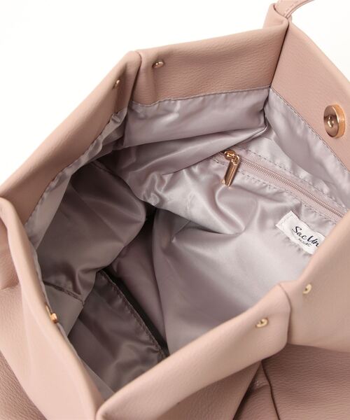 SAC'S BARJean(サックスバージーン)の「【SAC / サック】 トートバッグ(トートバッグ・レディース・ブラック/ピンク/イエロー/ブルー/ダークベージュ・FREE)」の9枚目の写真
