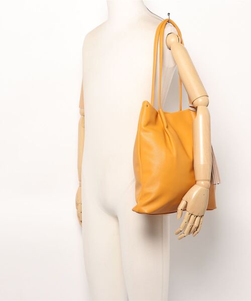 SAC'S BARJean(サックスバージーン)の「【SAC / サック】 トートバッグ(トートバッグ・レディース・ブラック/ピンク/イエロー/ブルー/ダークベージュ・FREE)」の10枚目の写真