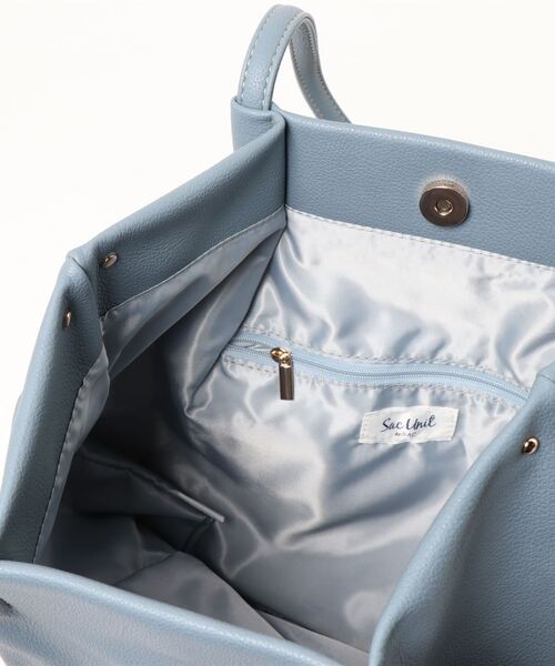 SAC'S BARJean(サックスバージーン)の「【SAC / サック】 トートバッグ(トートバッグ・レディース・ブラック/ピンク/イエロー/ブルー/ダークベージュ・FREE)」の11枚目の写真