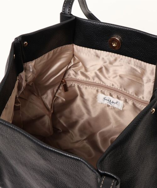 SAC'S BARJean(サックスバージーン)の「【SAC / サック】 トートバッグ(トートバッグ・レディース・ブラック/ピンク/イエロー/ブルー/ダークベージュ・FREE)」の12枚目の写真