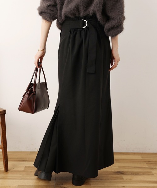 one after another NICE CLAUP（ワンアフターアナザーナイスクラップ）の「Sサイズあり　プリーツ切替えマーメイドスカート（スカート・レディース・ブラック/グレー/ブラウン/ブルー系その他/ピンク系その他・SMALL/MEDIUM）」の16枚目の写真