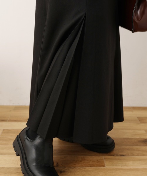 one after another NICE CLAUP（ワンアフターアナザーナイスクラップ）の「Sサイズあり　プリーツ切替えマーメイドスカート（スカート・レディース・ブラック/グレー/ブラウン/ブルー系その他/ピンク系その他・SMALL/MEDIUM）」の18枚目の写真
