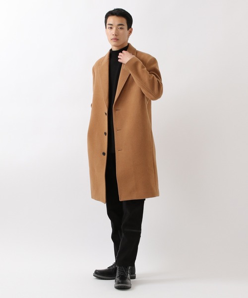 VIVASTUDIO(ビバスタジオ)の「【UNISEX】VIVA STUDIO/CHESTERコート 2919648(チェスターコート・メンズ・ダークブラウン/その他9・MEDIUM/LARGE)」の3枚目の写真