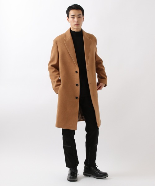 VIVASTUDIO(ビバスタジオ)の「【UNISEX】VIVA STUDIO/CHESTERコート 2919648(チェスターコート・メンズ・ダークブラウン/その他9・MEDIUM/LARGE)」の4枚目の写真