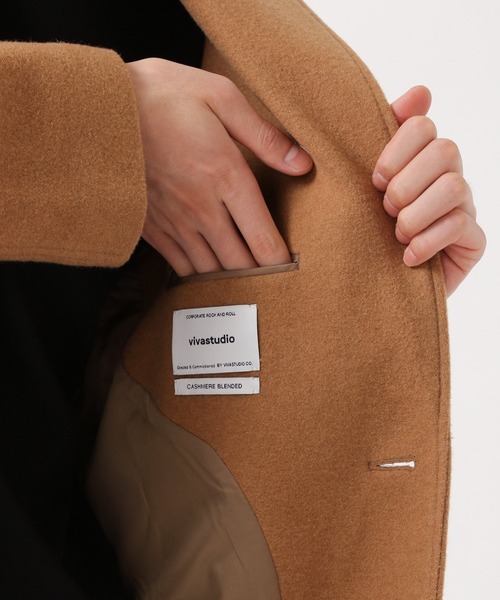 VIVASTUDIO(ビバスタジオ)の「【UNISEX】VIVA STUDIO/CHESTERコート 2919648(チェスターコート・メンズ・ダークブラウン/その他9・MEDIUM/LARGE)」の15枚目の写真