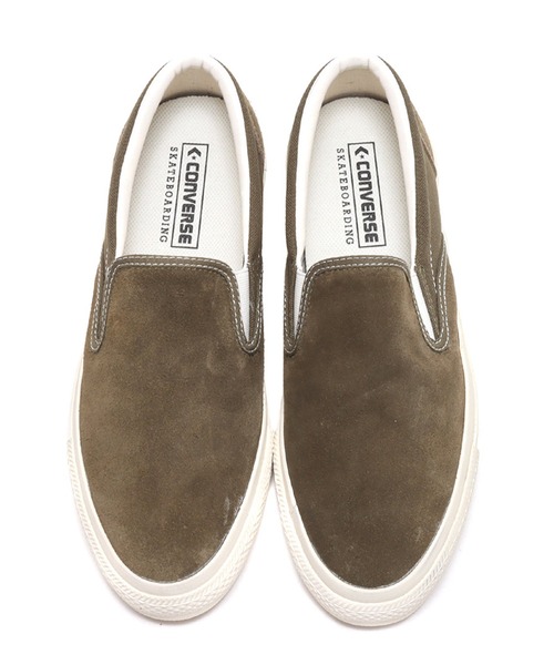 CONVERSE(コンバース)の「CONVERSE CS SLIP-ON SK / コンバース CS スリップオン スケート(スリッポン・メンズ・オリーブ・23.0cm/26.5cm/26.0cm/23.5cm/25.0cm/28.0cm/27.5cm/24.0cm/25.5cm/27.0cm/24.5cm)」の5枚目の写真
