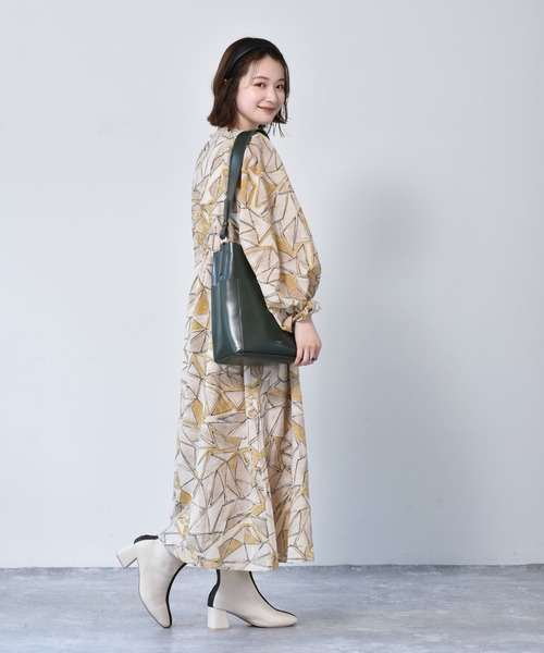 RETRO GIRL(レトロガール)の「ワイドハンドルトート(トートバッグ・レディース・ブラウン/グリーン/ブラック・FREE)」の8枚目の写真