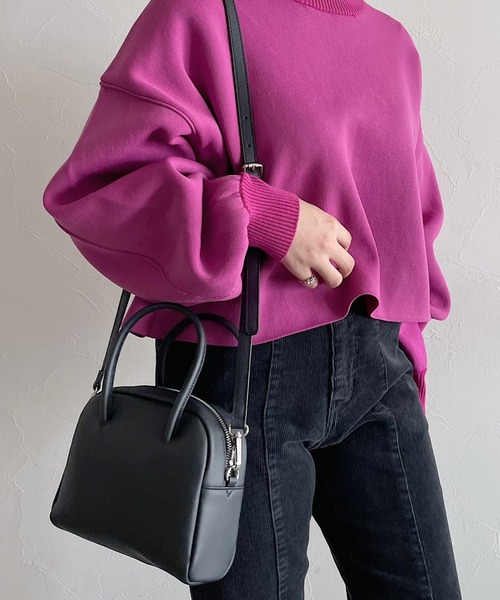 PAGEBOY(ページボーイ)の「ミニボストンショルダー(ボストンバッグ・レディース・ブラック/ピンク/シルバー・FREE)」の2枚目の写真