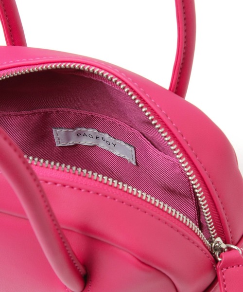PAGEBOY(ページボーイ)の「ミニボストンショルダー(ボストンバッグ・レディース・ブラック/ピンク/シルバー・FREE)」の18枚目の写真