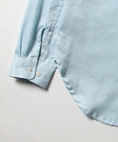 BEAMS BOY（ビームスボーイ）の「BEAMS BOY / サテン チビラウンド ロングテール シャツ（シャツ/ブラウス・レディース・ホワイト/サックスブルー・ONE SIZE）」の19枚目の写真