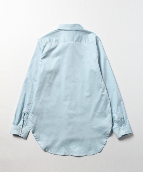 BEAMS BOY（ビームスボーイ）の「BEAMS BOY / サテン チビラウンド ロングテール シャツ（シャツ/ブラウス・レディース・ホワイト/サックスブルー・ONE SIZE）」の11枚目の写真