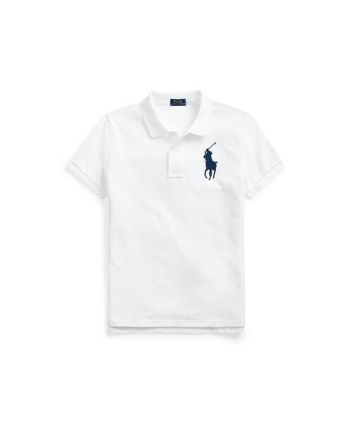 ラルフローレン Big Pony コットン ポロシャツ Skinnyホワイト 3 Amazon | POLO RALPH LAUREN(ポロラルフローレン)国内正規品