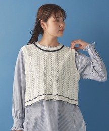 Malle | malle Cotton/Linen ショートベスト(ベスト)