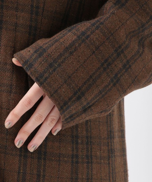 ALAND（エーランド）の「3.3Field Trip／CHECKライナージャケット　2259015（テーラードジャケット・レディース・ネイビー/ブラウン・FREE）」の22枚目の写真